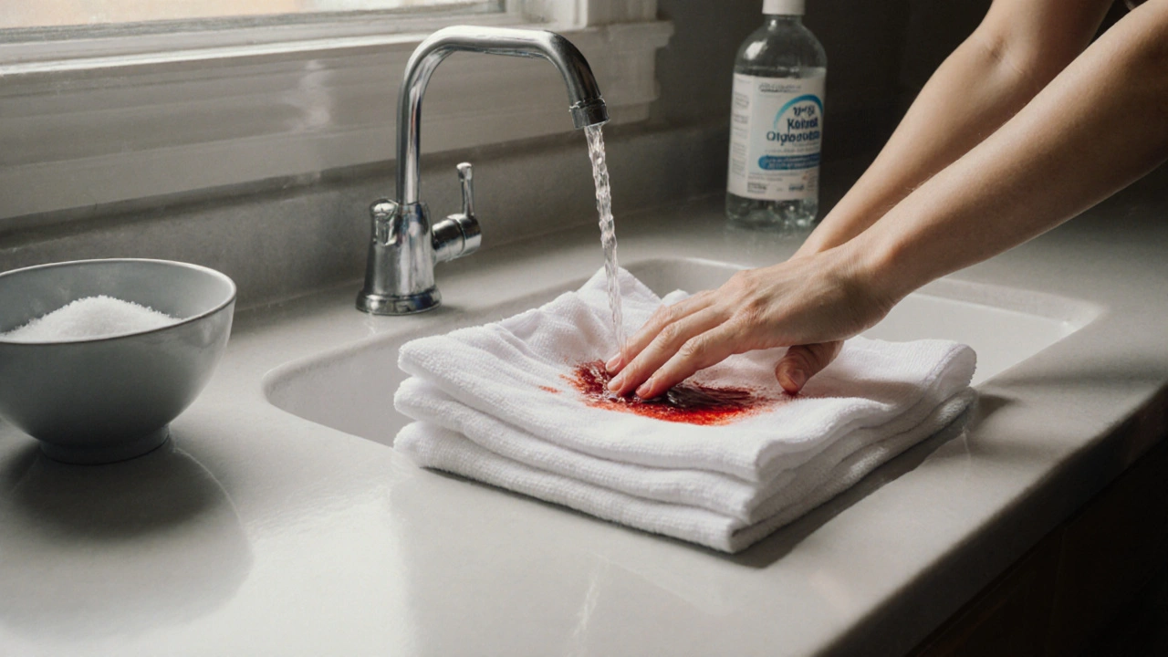 Čím odstranit skvrny od krve z oblečení a textilie?