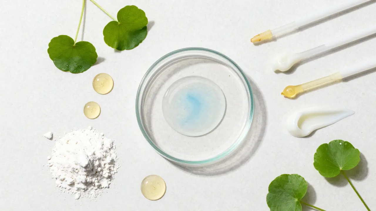 Přehled klíčových ingrediencí a textur péče o pleť
